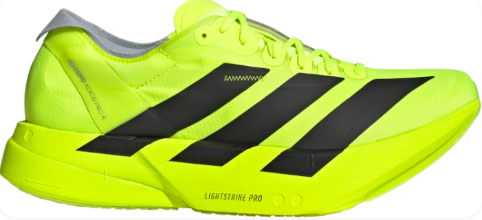 Men's adidas Adizero Adios Pro 4 Distance Racing Shoes – Yellow