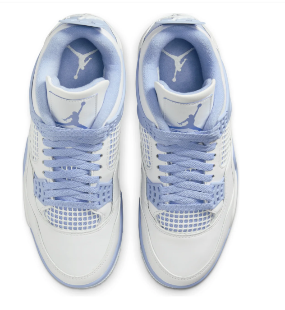 Women's Air Jordan 4 Retro 'Forget Me Not' (Aluminum) | HV0823-100