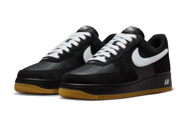 Nike Air Force 1 '07 LV8 Men's Sneakers – Black/White/Gum