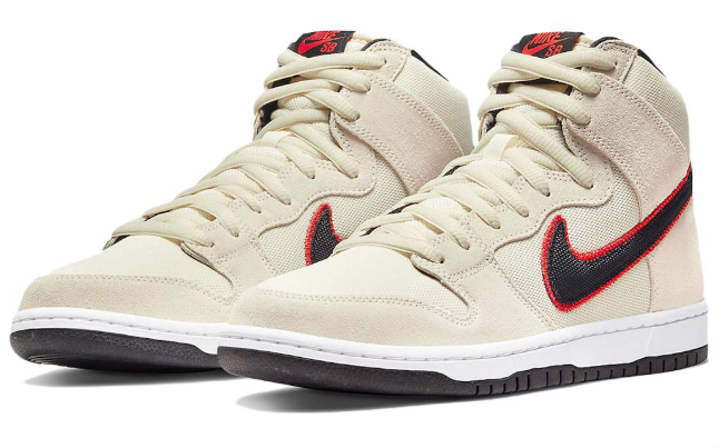 Nike Dunk High 'Cream/Black/Red'