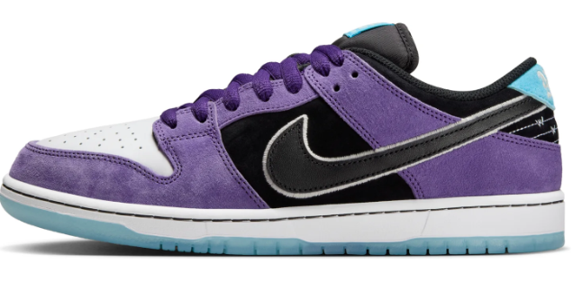 Hayley Wilson x Nike SB Dunk Low – Purple / Black / White