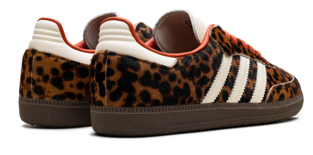 adidas Samba "Leopard Pack" – Brown / Black / Red