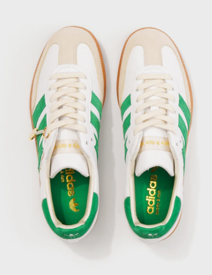 adidas Samba OG – Footwear White / Green | IG1024