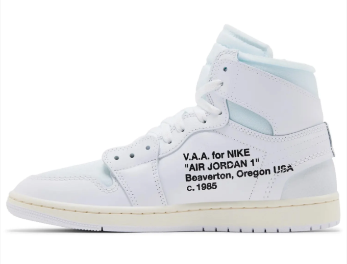 Air Jordan 1 Retro High Virgil Abloh Archive 'Alaska' – White
