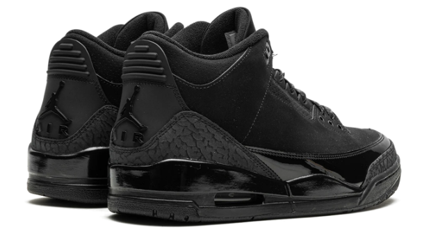 Air Jordan 3 Retro "Black Cat" (2025) – Black/Charcoal