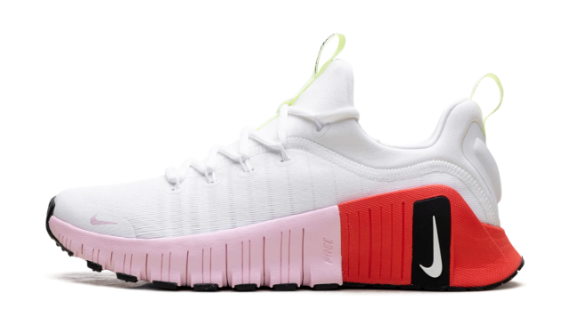 Nike Free Metcon 6 Women's Cross-Training Shoes | White & Barely Volt