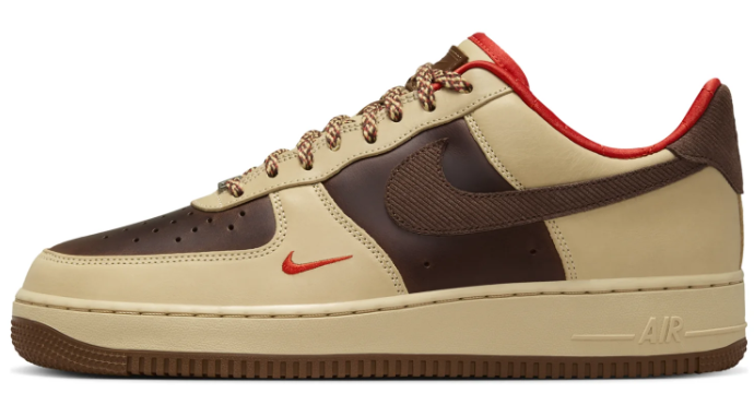 Nike Air Force 1 Low '07 "Light British Tan" – Suede, Corduroy & Leather