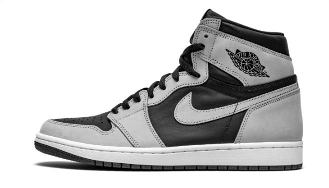 Air Jordan 1 Retro High OG "Shadow 2.0" – Black/Grey/White